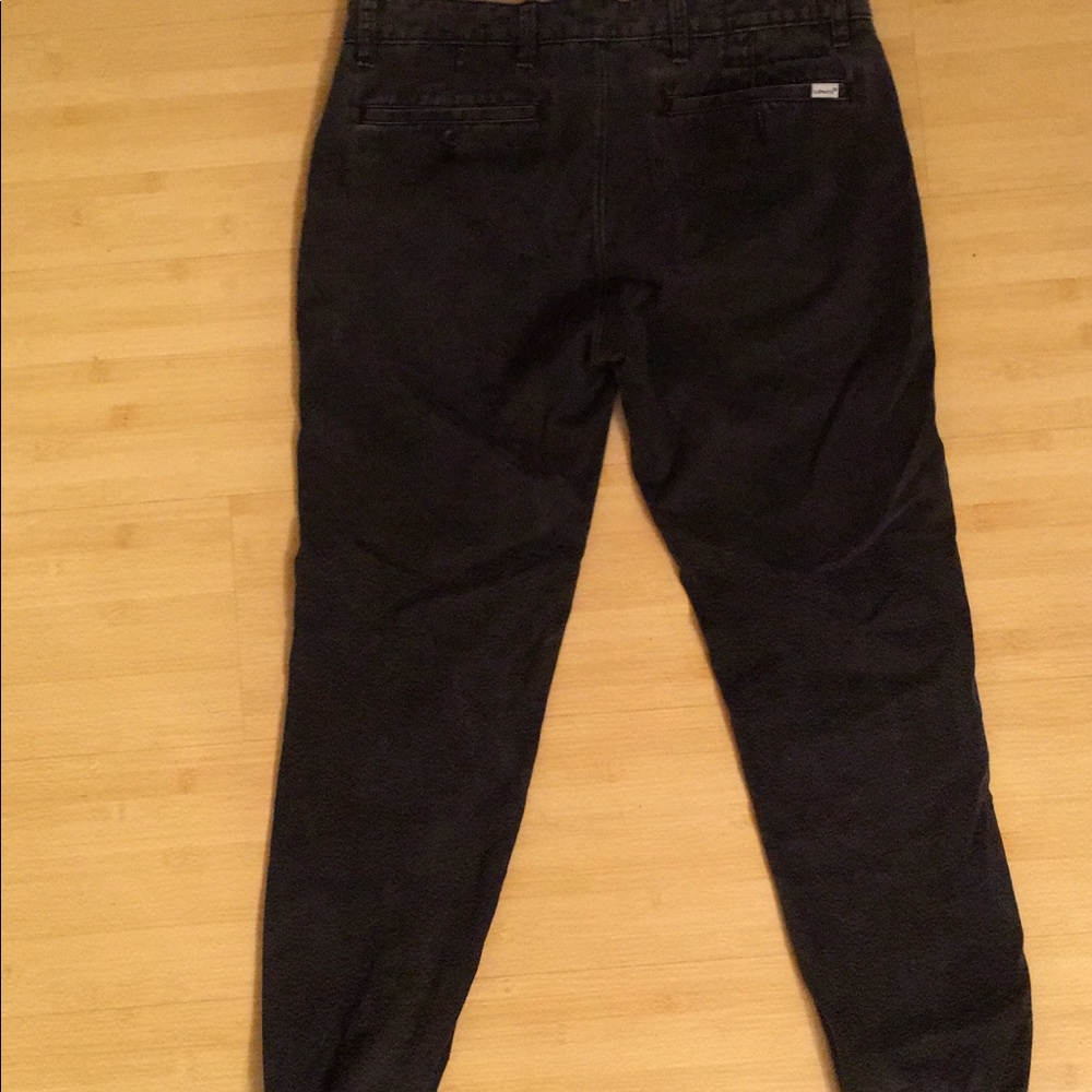 Levi’s Black jeans relaxed fit w/ elastic ankles